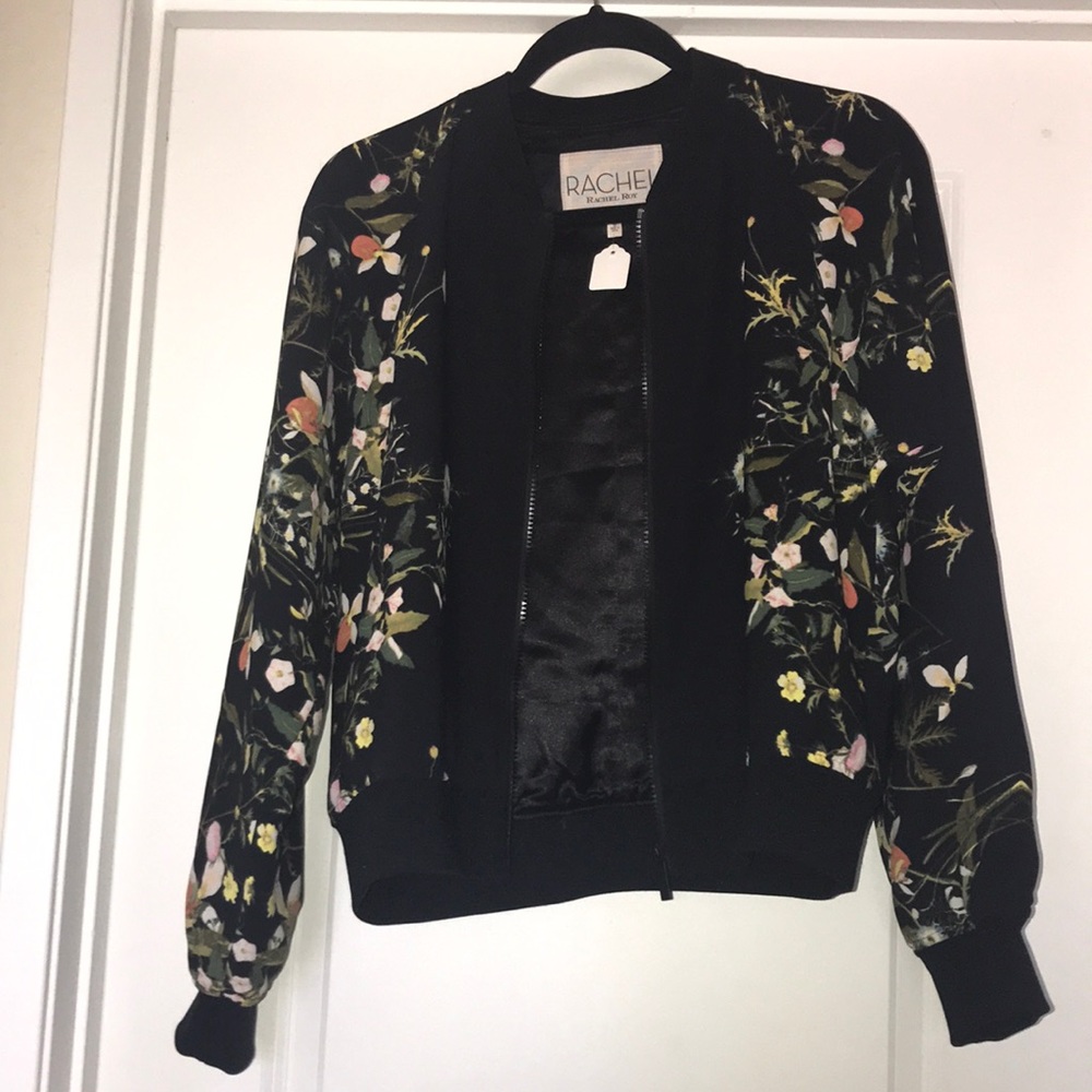Rachel Roy zip up bomber jacket